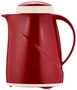 Isolierkanne Helios Wave Picco, rot, 0.3 l,  H: 19.1 cm, 12.8 cm Ø, mit Qualitätsglaseinsatz