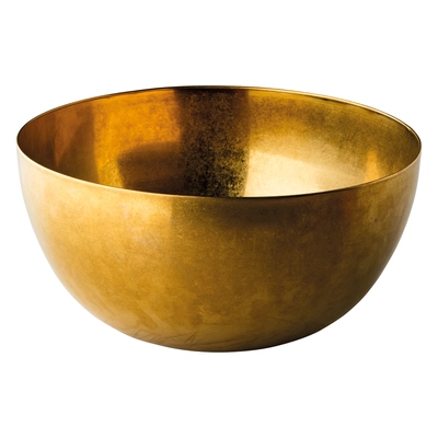 Schale, Vintage Gold, CNS, 30 cm Ø, H:15 cm, 8 L _1