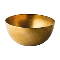 Schale, Vintage Gold,CNS , 25 cm Ø, H:12 cm, 4 L 