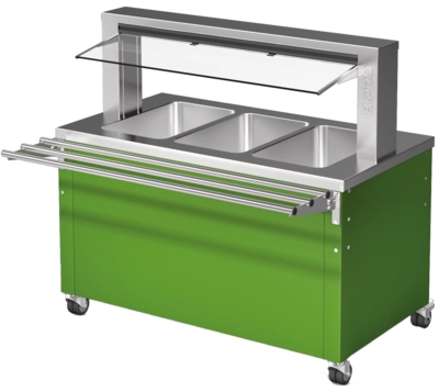 B. Pro Warmbuffet Basic Line W-3 Kids, 3 x GN 1/1, 1255 x 690 x 750 mm_1