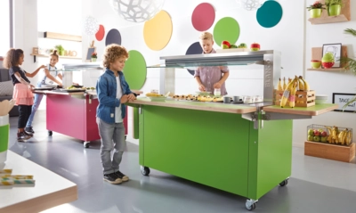 B. Pro Buffet chaud Basic Line W-3 Kids 3 xGN 1/1, module de faible hauteur, 1255 x 690 x 750 mm_2