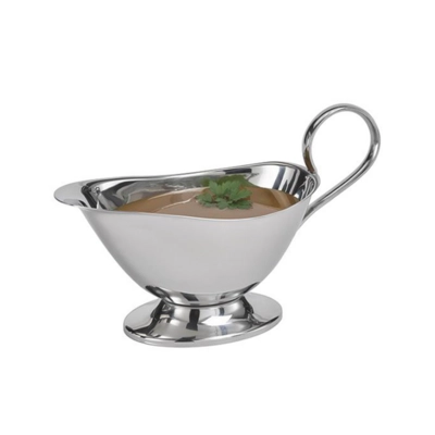 Sauciere, Edelstahl hochglanzpoliert, 25 cl _2