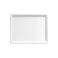 GN 1/2 Plateau mélamine blanc, 32.5x26.5cm, H: 3cm 