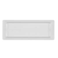 GN 2/4 Plateau mélamine blanc, 53x16.2cm, H: 3cm 