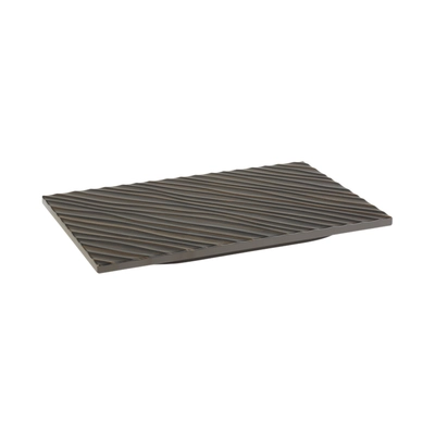 GN 1/4 Tablett Wood Eiche dunkel Melamin, 26.5 x 16.2 cm_1