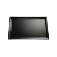 GN 1/1 Tablett Melamin schwarz, 53x32.5cm, H: 3cm 
