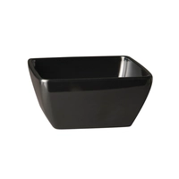 Schale Pure, 19 x 19 cm, H: 9 cm, schwarz,  Melamin, 1.5l