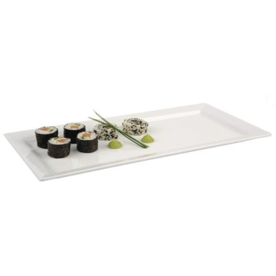 Plateau mélamine blanc, 53x18cm, H: 3cm _2