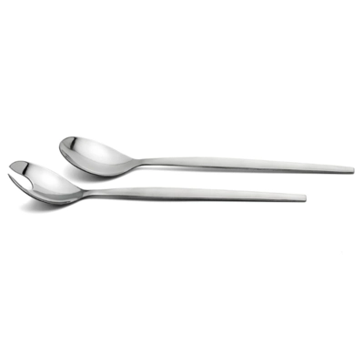 Salatbesteck, Griffe satiniert CNS 18/10, L: 26 cm _1