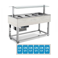 Buffet réfrigéré Green, 6 x GN 1/1, hemlock 
