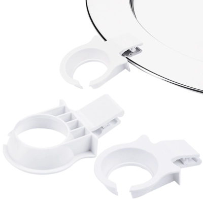 Tellerclip für Gläser, weiss, Ø 3 cm. L: 8 cm _1
