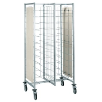 Premiotec Chariots de débarrassage, 2 x 12 GN 1/1, 935 x 630 mm, H: 1790 mm