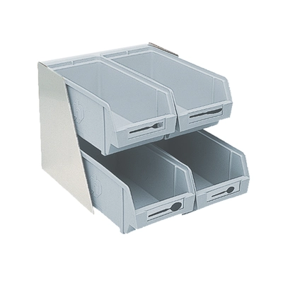 Halter Besteckboxen 2-stöckig, für 4 Behälter _1
