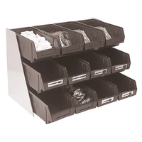 Halter Besteckboxen 3-stöckig für 12 Boxen 