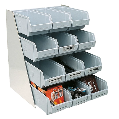 Halter Besteckboxen 4-stöckig für 12 Boxen _1