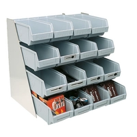 Halter für Besteckboxen 4-stöckig für 16 Boxen 