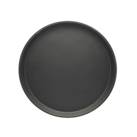 Özay-Antirutsch-Tablett, schwarz, 35 cm Ø 
