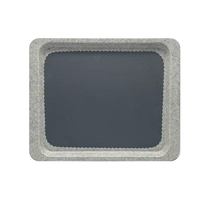 Polyester-Tablett, grau granit, 32.5x26.5cm GN 1/2 