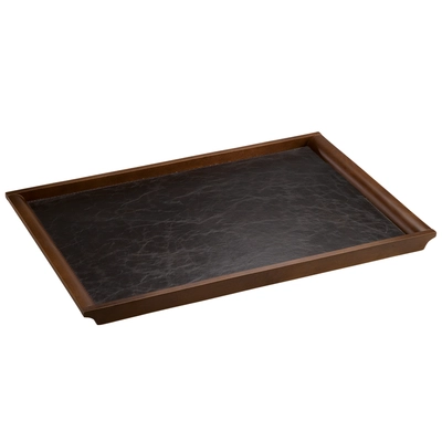 Holz-Tablett Chic Plain Brown, 52 x 35 cm _1