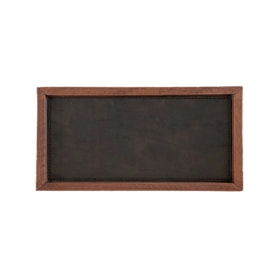 Holz-Tablett Chic Plain Brown, 28 x 16 cm _1