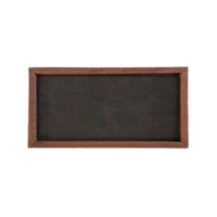 Holz-Tablett Chic Plain Brown, 28 x 16 cm 
