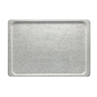 Plateau en polyester,gris granit, 53x32.5cm, GN1/1 