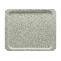 Polyester-Antir.-Tablett, GN:1/2, grau granit  32.5 x 26.5 cm