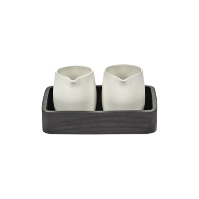Passe-Partout V. V. Duysen Bol en bois, 20x12 cm, H: 4.5 cm, noir_2