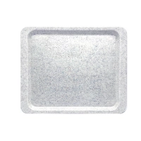 Polyester-Tablett, grau granit, 32.5x26.5cm GN 1/2 