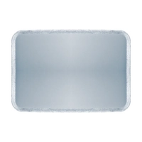 Plateau polyester antigliss.,gris granit, Euronorm 53 x 37 cm
