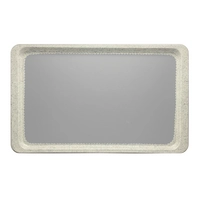 Polyester-Antir.-Tablett, grau granit, GN: 1/1 53 x 32.5 cm