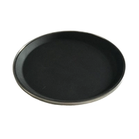Servier-Tablett, schwarz, antirutsch, 41 cm Ø 