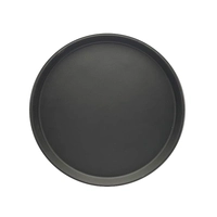 Özay plateau antiglissante, noir, Ø 35 cm 