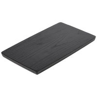 Passe-Partout V. V. Duysen, Holzbrett, eckig LxB: 45 x 27 cm, H: 2.8 cm, schwarz