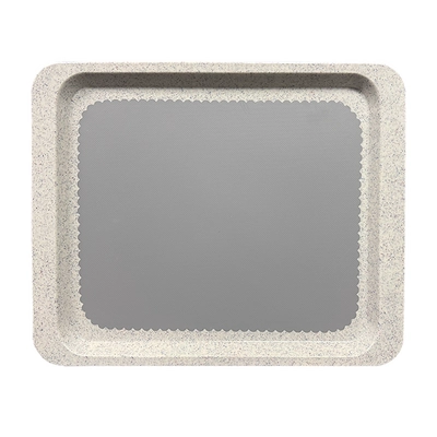 Polyester-Antir.-Tablett, GN:1/2, grau granit  32.5 x 26.5 cm_1