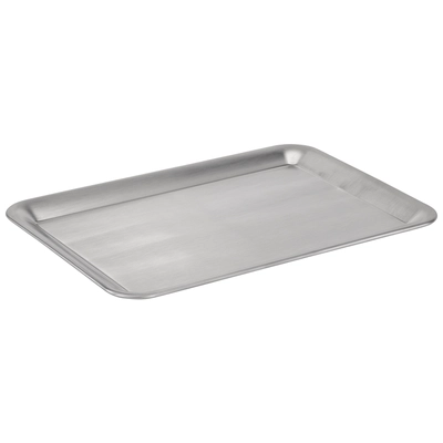 Plateau inox mat, 29 x 20 cm, H: 1.5 cm _1