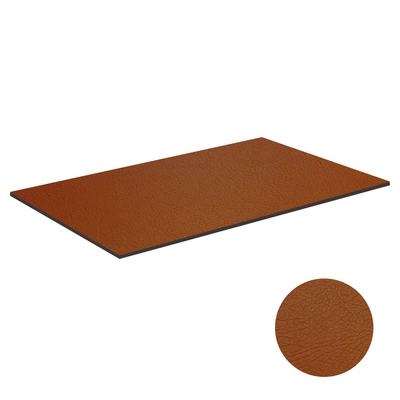 Insert en cuire, ocre, 13.9 x 23.9 cm, pour plateau de service Mido_1