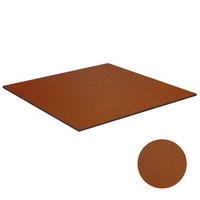 Insert en cuire, ocre, 23.9 x 23.9 cm, pour plateau de service Mido