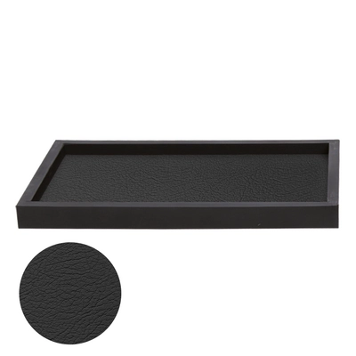 Insert en cuire, noire, 13.9 x 23.9 cm, pour plateau de service Mido_2