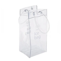 Flaschenkühler Ice Bag mit Traggriff,  transparent 