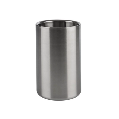 Rafraîchisseur de bouteille Ø 12cm, intérieur 10cm H : 20 cm, poli mat, double paroi_1