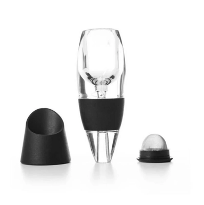Magic Decanter mit Halterung inkl. Sieb aus durchsichtigem Acryl und Silikon_1