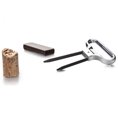 Tire-bouchon à lames, 10.5 x 16 cm, en inox _1