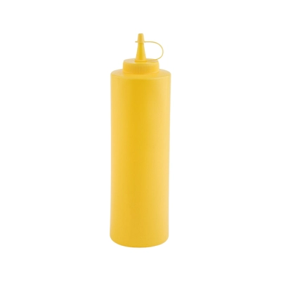 Bouteille verseuse souple, jaune, 7cm Ø, 700 ml _1