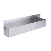 Flaschen-Barregal, Edelstahl, 82 x 10 cm, H: 15 cm 