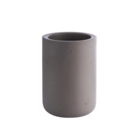 Element Rafraîchisseur de bouteille, gris, Ø 12 cm, H: 19 cm, béton