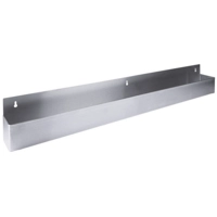 Rack à bouteilles, inox, 107 x 10 cm, H: 15 cm 