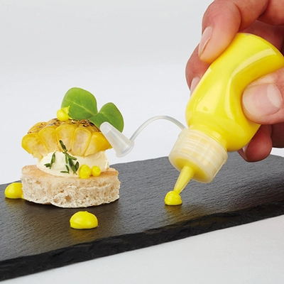 Bouteille verseuse souple, Ø 3 cm, H: 8.5cm, 30 ml , polyethylène, transparent_2