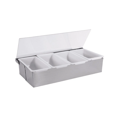 Boîte à fruits et ingrédients, 30 x 14cm, H:8.5 cm avec 4 récipients 0.5 l_1