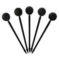 Piques rondus noir, L: 16.3 cm 